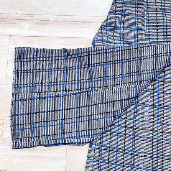 BODYBAG BY JUDE Wide blue and grey capri pants - Picture 3 of 8